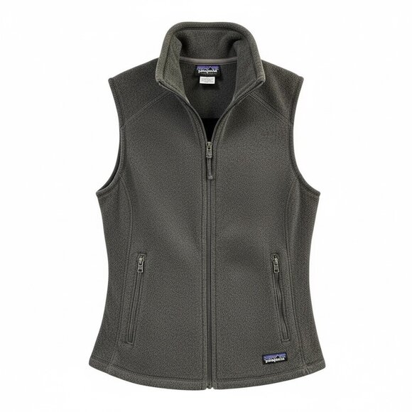 NWT Patagonia Synchilla Vest - NBC News embossed on back/ Women's - Size M - Picture 1 of 11